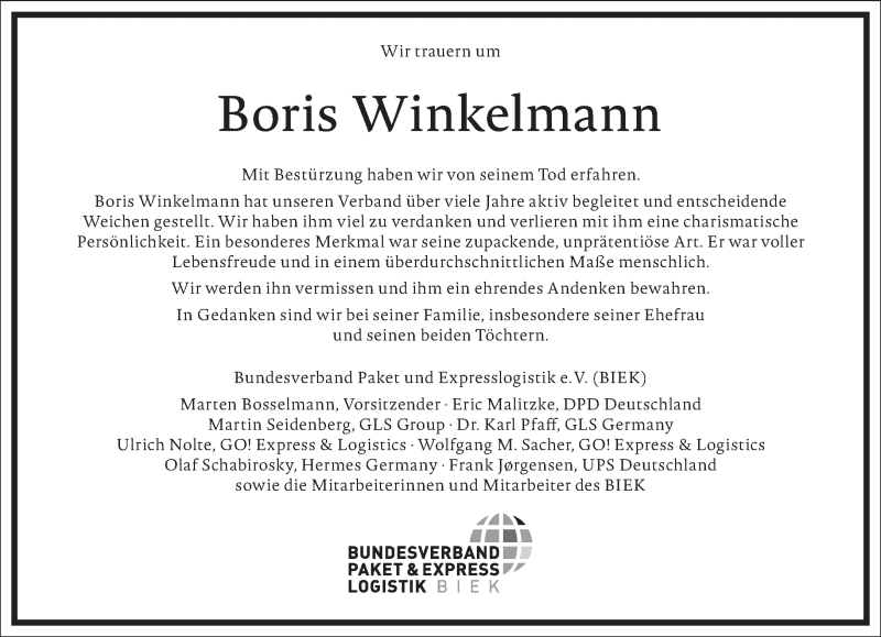  Traueranzeige für Boris Winkelmann vom 22.12.2021 aus Frankfurter Allgemeine Zeitung