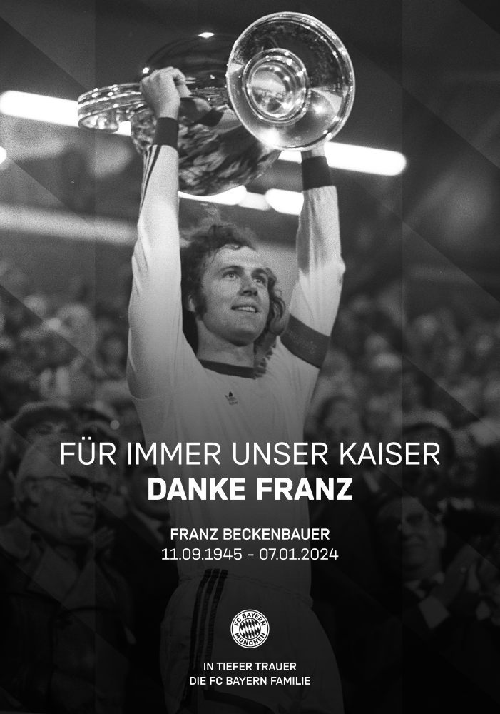  Traueranzeige für Franz Beckenbauer vom 13.01.2024 aus Frankfurter Allgemeine Zeitung